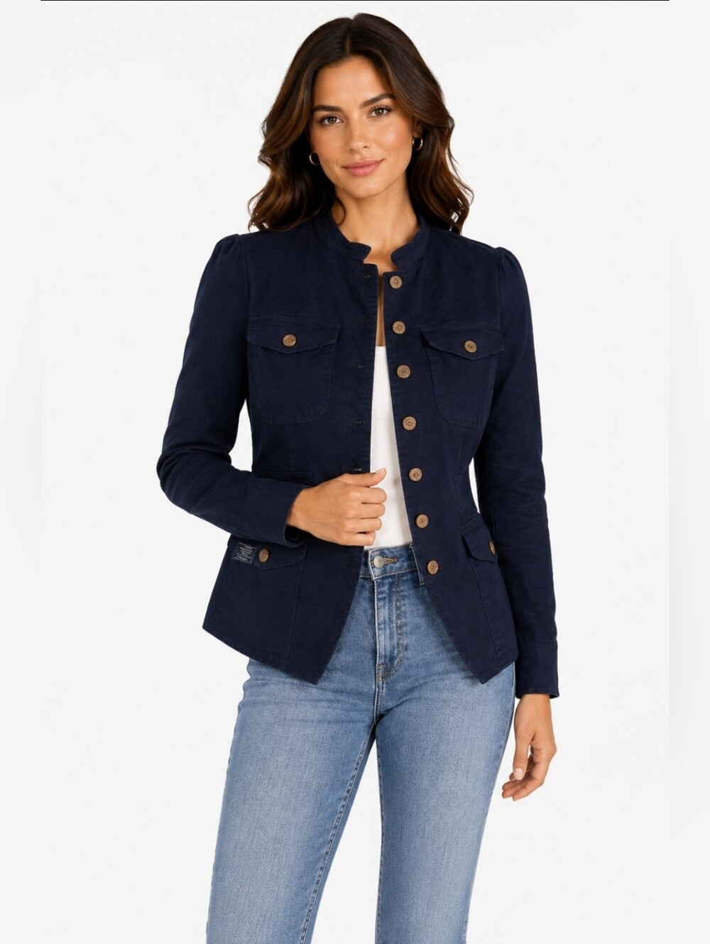 William Rast Bragg Fitted Officer Jacket Women's XS